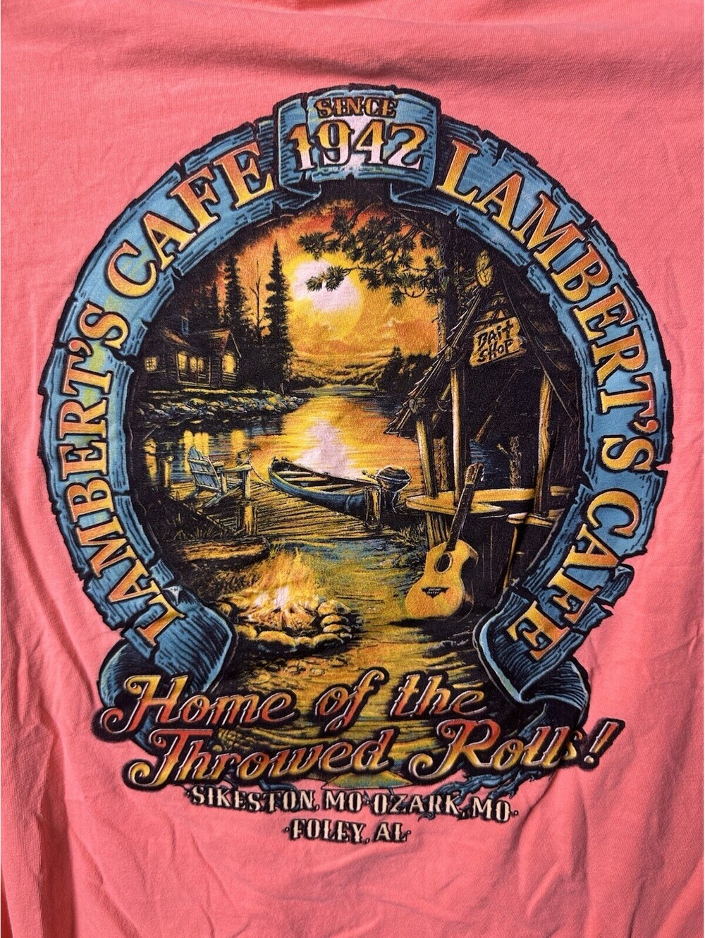 Lambert’s Cafe Comfort Colors 3XL Long Sleeve T Shirt